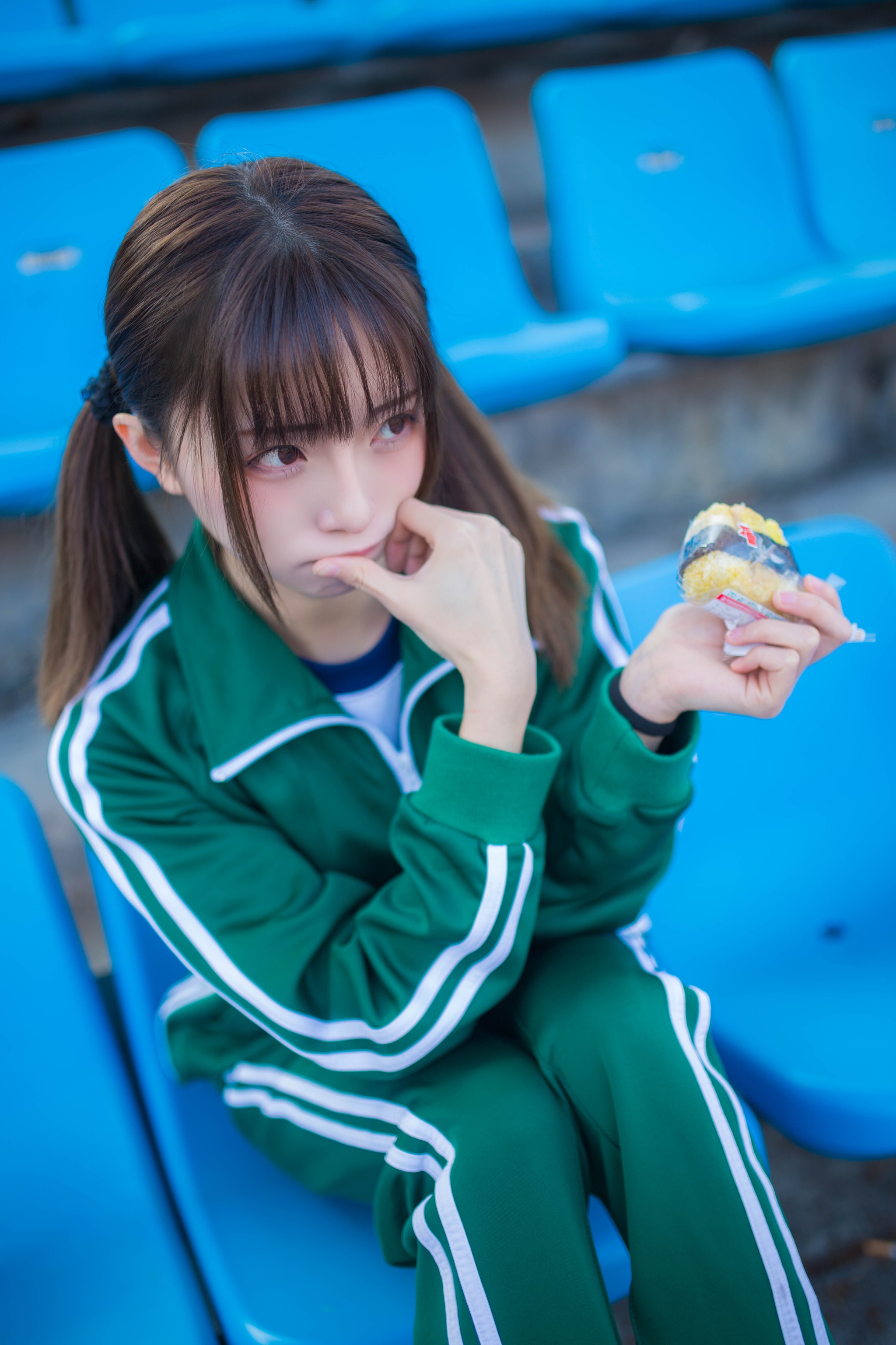 Kitaro_绮太郎 - NO.046 运动服女孩 绿 [18P]-XikXak